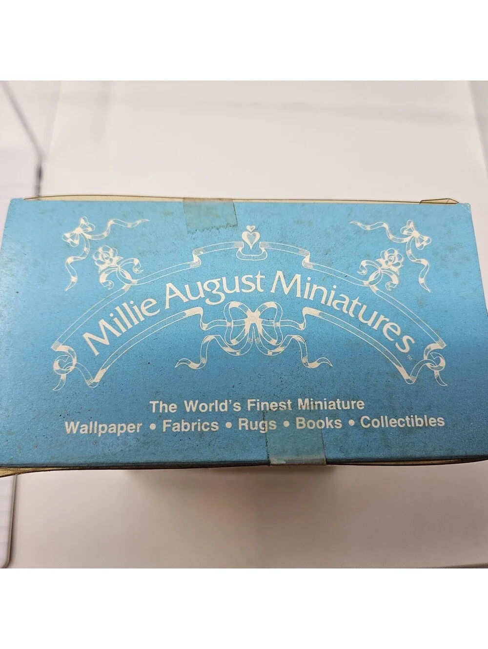 Wood Dollhouse Miniature 1:144 Scale Victorian House Vintage Millie Meter August